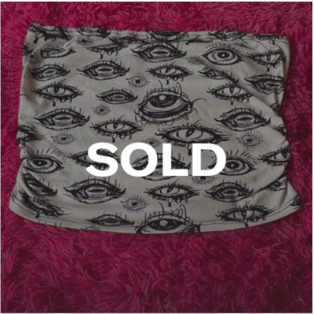 SOLD Eyes tube top